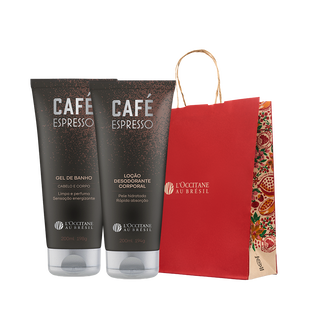 Presente Gel de Banho e Lo&ccedil;&atilde;o Desodorante Caf&eacute; Expresso